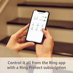 Ring Alarm Motion Detector 2-Pack (White) | Pet-Friendly Security with Adjustable Settings | 90° Coverage & 25ft Range | Easy Installation | Base Station Required