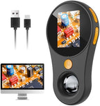 Handheld Digital Microscope for Kids Adults, SKYBASIC 500X Coin Microscopes Magnifying Glass, 2" Screen Portable Pocket Soldering Microscope Camera, Children Science Educational Fun Birthday Gift Toys