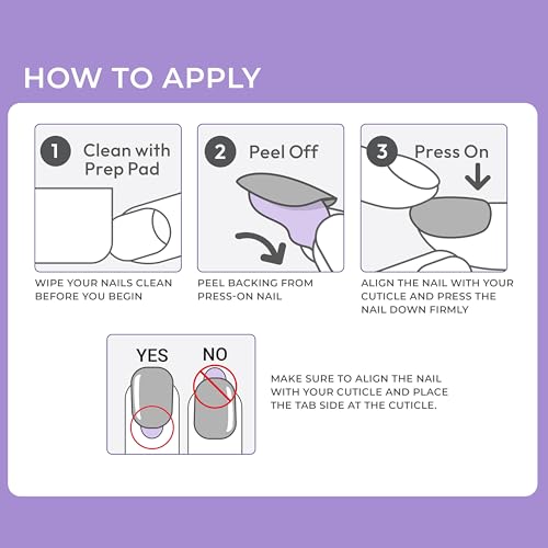 KISS imPRESS No Glue Mani Press-On Nails, Design, 'Wild Venus', Pink, Medium Size, Almond Shape, Includes 30 Nails, Prep Pad, Instructions Sheet, 1 Manicure Stick, 1 Mini File