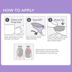 KISS imPRESS No Glue Mani Press-On Nails, Design, 'Wild Venus', Pink, Medium Size, Almond Shape, Includes 30 Nails, Prep Pad, Instructions Sheet, 1 Manicure Stick, 1 Mini File