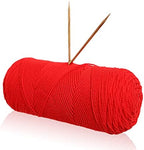 Red Heart Super Saver Hot Red E300-390 (3-Skeins - Same Dye Lot) Worsted Medium #4 Acrylic Yarn for Crocheting and Knitting with Project Bag