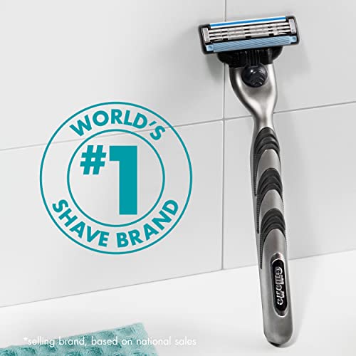 Gillette Mach3 Razor Refills for Men, 12 Razor Blade Refills