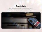 Victor Metro Plus Battery-Powered Bluetooth Suitcase Turntable | 3-Speed Vinyl Record Player with Built-in Stereo Speakers, Rechargeable Battery, RCA Output, Aux Input, and 45 RPM Adaptor, VSRP-850B