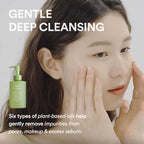 Abib Pore Cleansing Oil Heartleaf Oil-Wash 7.10 fl oz / 210ml I Gentle Cleansing Oil for Sensitive Skin, Mild Cleanser, Blackheads, Pore Care, Double Cleansing, Korean Skincare