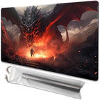 MTG Playmat - Non-Slip Backing Printing, Ideal for Card Game Enthusiasts TCG Playmat (Dragon Roar-No Deck)