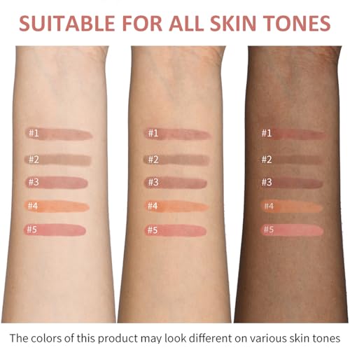 Peel off Lip Stain, Peel off Lip Liner, Peel off Lip Liner Stain, 5 Colors Lip Stain Peel off Tint Tattoo Color Waterproof Long-Lasting, Non-stick Cup (02)