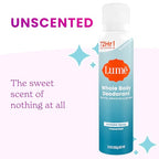 Lume Invisible Spray Deodorant For Women - Whole Body Deodorant Spray - 72 Hr Odor Control - Ozone Friendly, Natural Propellant - Aluminum & Baking Soda Free, Skin Loving - 2 pack (Unscented)