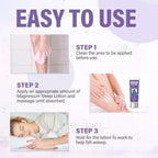 Magnesium Lotion, Magnesium Lotion for Sleep & Muscle Relief, Kids & Adults Nighttime Magnesium Cream - Promotes Sleep and Support for Relaxation & Calm (Lavender)