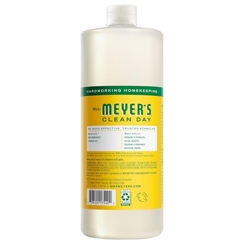 MRS. MEYER'S CLEAN DAY Multi-Surface Everyday Concentrate, Honeysuckle Scent, 32 Fl Oz Bottle - 2 Pack