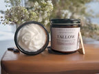 Tallow Balm - Whipped & Handmade - Moisturizing Face and Body Cream/Butter -Unscented - Hydrating - Vitamins A, D, E, K - Sensitive & Dry Skin - Grass Fed Cows, 16 ounce (Warm Vanilla)
