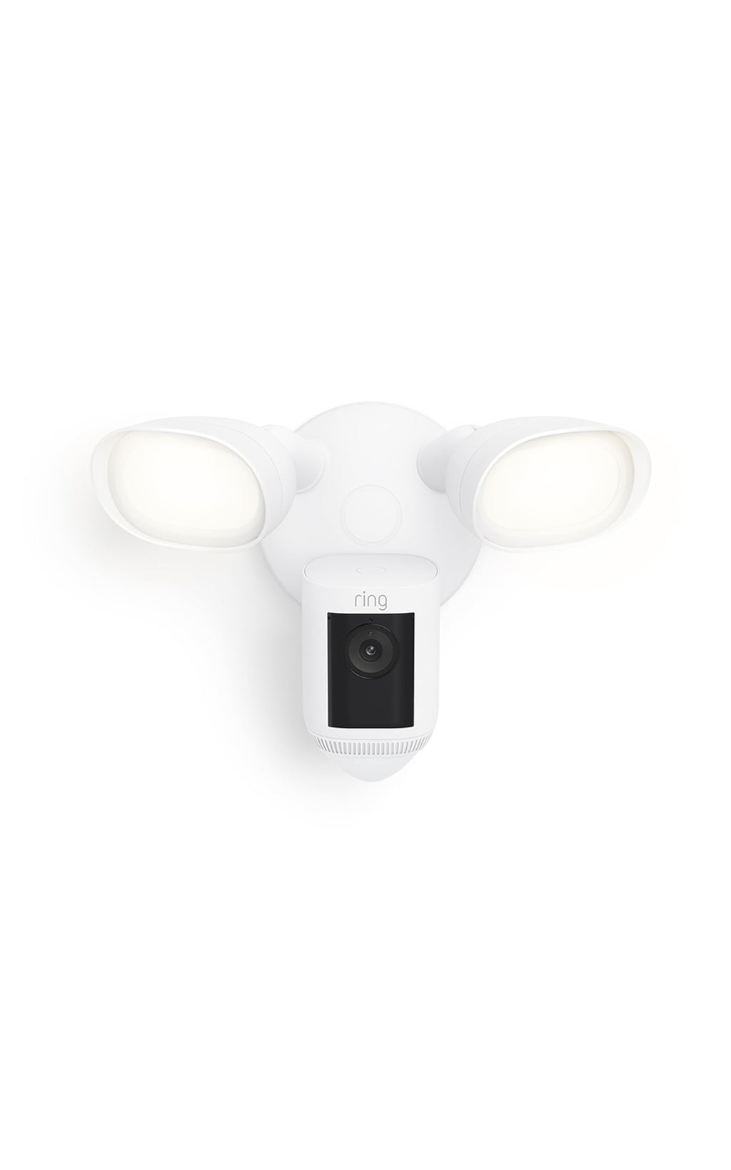 Ring Floodlight Cam Wired Pro, Home or business security, Retinal 2K Video, Color Night Vision and Two-Way Talk with Audio+, White