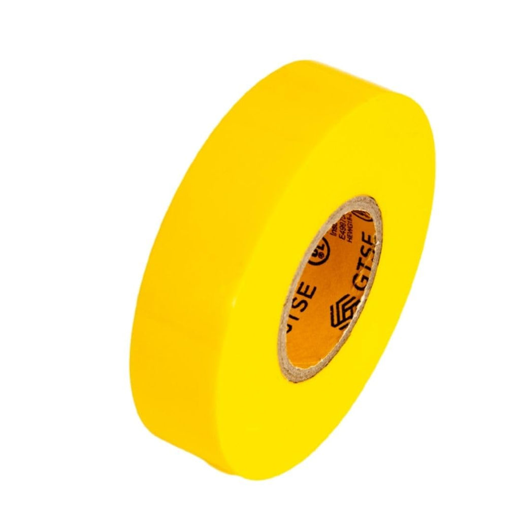 GTSE - Yellow Electrical Tape 3 Rolls, 3/4in x 66ft, UL/CSA Listed