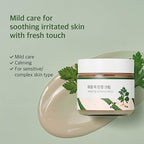 ROUND LAB Mugwort Calming Cream 80ml / Soothing, Moisturizing, Madecassoside, Calming Cream