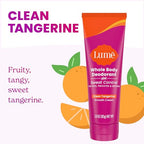 Lume Whole Body Deodorant Plus Sweat Control - Smooth Cream Tube - 72 Hour Odor And Sweat Control - Baking Soda Free, Skin Loving - 3.0 ounce (Pack of 2) (Clean Tangerine)