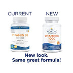 Nordic Naturals Vitamin D3 1000, Orange - 120 Mini Soft Gels - 1000 IU Vitamin D3 - Supports Healthy Bones, Mood & Immune System Function - Non-GMO - 120 Servings