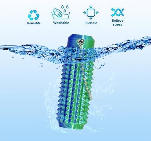 Little Ouchies Pain Fidget, Pain Stim Fidget for Stress Relief & Focus, Little ouchies, Mini Fidget Toys, 3D Printed with Hard Spiky Fidget Massage Keychain (6PCS)