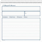 Adams Spiral Memo Books, 8-1/2x7-1/4