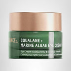 BIOSSANCE Squalane and Marine Algae Eye Cream - Anti-Aging Under Eye Cream for Fine Lines, Wrinkles, and Puffiness - Hydrating & Lifting Formula with Hyaluronic Acid and Paracress Extract - 0.5 Ounce