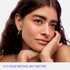 Wonderskin Eyebrow Tint - Wonder Blading Brow Stain & Go Masque, Long Lasting Brow Tint, Transfer Proof and Smudge Proof Eyebrow Stain (Dark Brunette)