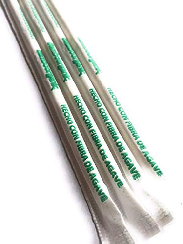 200 Pack Agave Fiber Straws Bio Preferred, Eco-friendly Alternative to Plastic & Paper Straws, Plant Based