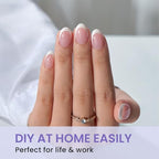 BTArtbox Half Matte Soft Gel Nail Tips - 320pcs Pre-Shaped Almond Nails, Full Cover Acrylic Fake Nails Medium, Clear Ultra Fit & Natural False Nails for Nail Extension, 16 Sizes