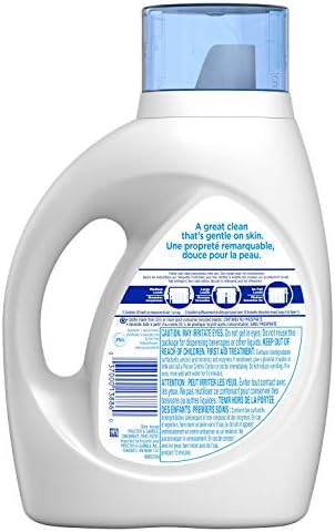 Tide Free and Gentle HE Liquid Laundry Detergent, Unscented and Hypoallergenic for Sensitive Skin, 32 Loads (Packaging May Vary)