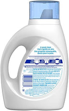 Tide Free and Gentle HE Liquid Laundry Detergent, Unscented and Hypoallergenic for Sensitive Skin, 32 Loads (Packaging May Vary)
