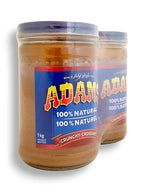 Adams 100% Natural Crunchy Peanut Butter, 2 Pack, 2x1kg/70.5 oz
