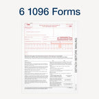 Adams 2024 1099 MISC Tax Forms, 4 Part, Laser/Inkjet, 50 Recipients, Plus 6 1096 Forms, 2 Up, Access to Tax Forms Helper (1009312)