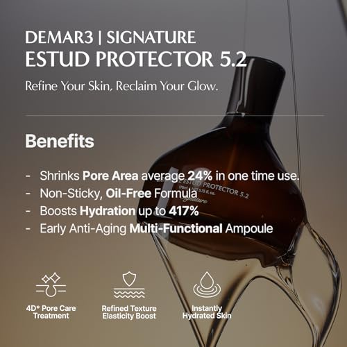 Signature ESTUD Protector - Niacinamide Face Serum (2%), 5.75 fl oz, Pore Minimizer Serum for Face, Even Skin Tone, Korean Skin care Glass Skin, Centella Asiatica Face ampoule