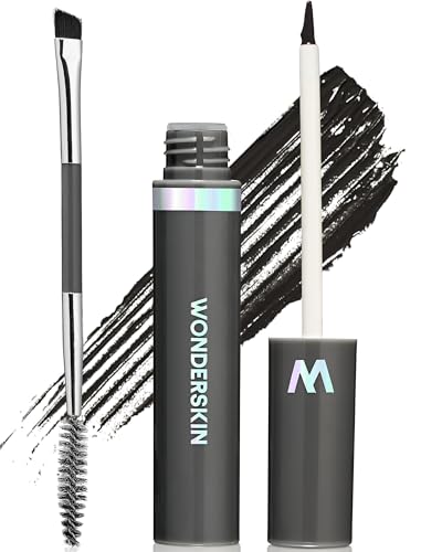 Wonderskin Dream Brow Eye Brow Gel, Long Lasting Eyebrow Gel, Waterproof, Transfer Proof Tinted Filler Eyebrow Mascara (Black)
