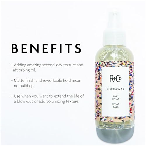 R+Co Rockaway Salt Spray, Adds Volume and Hair Texture