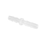 Quickun Plastic Hose Barb Fitting, 3/16" x 3/16" Barbed Splicer Mender Joint Adapter Union Fitting (Pack of 10)