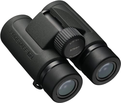 Nikon PROSTAFF P3 8x30 Binocular | Waterproof, fogproof, Rubber-Armored Compact Binocular, Wide Field of View & Long Eye Relief | Official Nikon USA Model