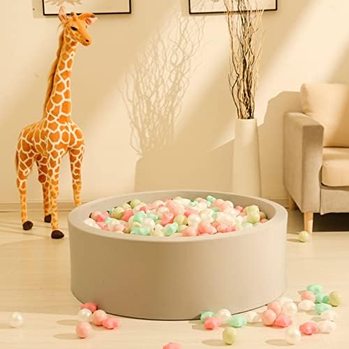 GOGOSO Ball Pits Balls for Toddlers Pack of 50 100 200 Plastics Shape Ball Non-Phthalate Non-BPA Non-Toxic 2.2-Inch Crush Proof Play Balls