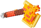 Nerf Minecraft Firebrand, Dart Blasting Axe, 6 Nerf Elite Foam Darts, Design Inspired by Minecraft Axe in The Game, Pull Down Priming, Minecraft Toys
