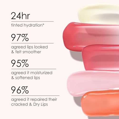 Catkin Tinted Lip Balm Sheer Lip Stain Ultra Hydrating Lip Moistrurizer Chapstick with Vitamin E Nourishing For Cracked & Dry Lips 0.12 oz C16 CINNAMON - Light Pink