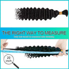 Blonde Human Braiding Hair for Boho Braids 22 Inch 6 Bundles Human Hair Braiding Hair Deep Wave Bulk Human Hair for Braiding No Weft Curly Human Hair Brading Hair Extensions 150g 27#