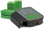 Tomcat Mouse Killer Child Resistant, Refillable Station with Clear Lid for Easy Monitoring, 1 Bait Station and 8 Refills
