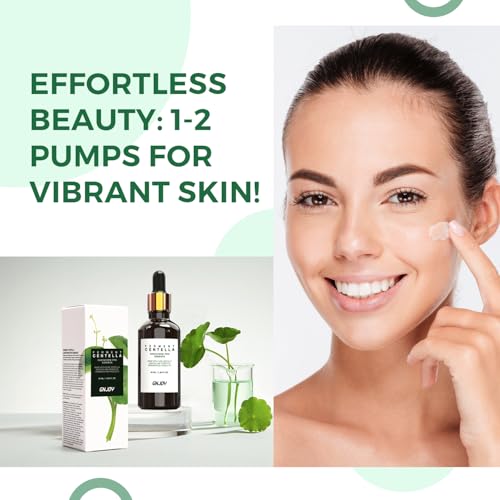 Centella Serum, Face Hydrating Fermented Centella Asiatica Serum, Soothing, Barrier Repair, Firming, Revitalize Glowing Centella Ampoule Facial Moisturizer with Ceramide NP, for All Skin (50ml)