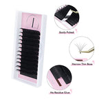 ALLOVE Eyelash Extension Three Boxes Classic Lash Extensions 0.15 CC Curl 13+14+15mm Individual Volume Lash Extensions Lash Trays for Lash Extensions Supplies Single Eyelash Extensions