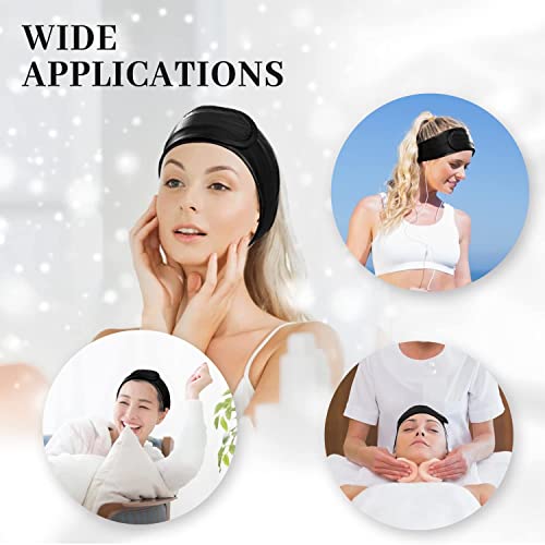 Silk Spa Headband for Washing Face, 22 Momme 100% Mulberry Silk Scarf for Hair Wrapping at Night, Adjustable Ponytail Head Wrap Hair Band for Women and Girls