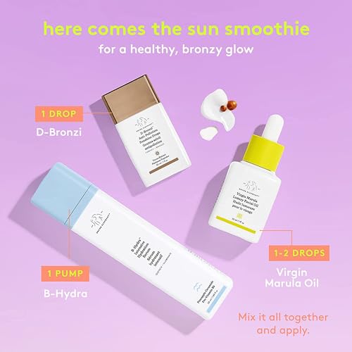 Drunk Elephant Virgin Marula Luxury Facial Oil - Vegan Anti-Aging Skin Care and Face Moisturizer (15 mL / 0.5 Fl Oz)