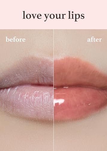 NOONI Korean Vegan Lip Oil - Appleginseng | Lip Stain, Gift, Long-Lasting, Moisturizing, Plumping, Revitalizing for Dry Lips, Waterproof, No Peel Off, Korean Lip Tint 0.12 Fl Oz