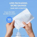 LANEIGE Cream Skin Toner & Moisturizer: Lightweight Refillable Korean Milky Toner with Ceramide & Peptide for Hydration, Firming, & Barrier Support