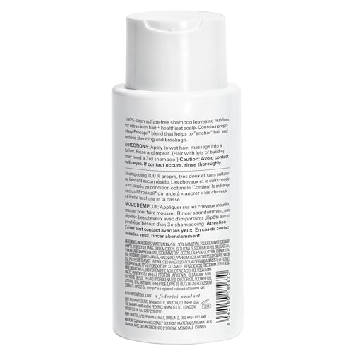 COLOR WOW Curl Wow Hooked 100% Clean Shampoo with Root-Locking Technology – Rich-lathering, sulfate-free formula leaves no residues + helps anchor hair to stop shedding