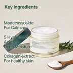 Pyunkang Yul [PKY] Calming Moisture Nourishing Cream Instantly Soothes Sensitive Skin, Face Moisturizer for Healthy Skin Vitality with Collagen, Vegan, Korean Skincare (1.69 Fl. Oz, 50ml)