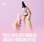 W7 The Fixer Glow Set - Makeup Primer & Setting Spray Duo for Radiant, Dewy Finish - Golden Sheer Coverage, Lightweight & Non-Sticky