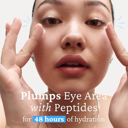 belif The True Cream Moisturizing Eye Bomb Eye Cream Firms and Reduces Fine Lines, Crow's Feet, and Wrinkles | New and Improved | Peptide | Ceramide | Squalane | K-Beauty