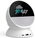 Made for Amazon Stand with USB-C and USB-A Charging Ports for Echo Spot (2024 Release)